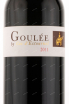 Этикетка вина Chateau Cos d Estournel Goulee 2011 0.75 л