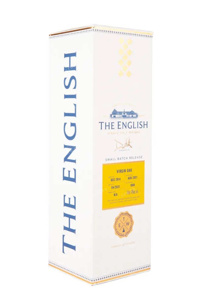 Подарочная коробка English Whisky Small Batch Release Virgin Oak 0.7