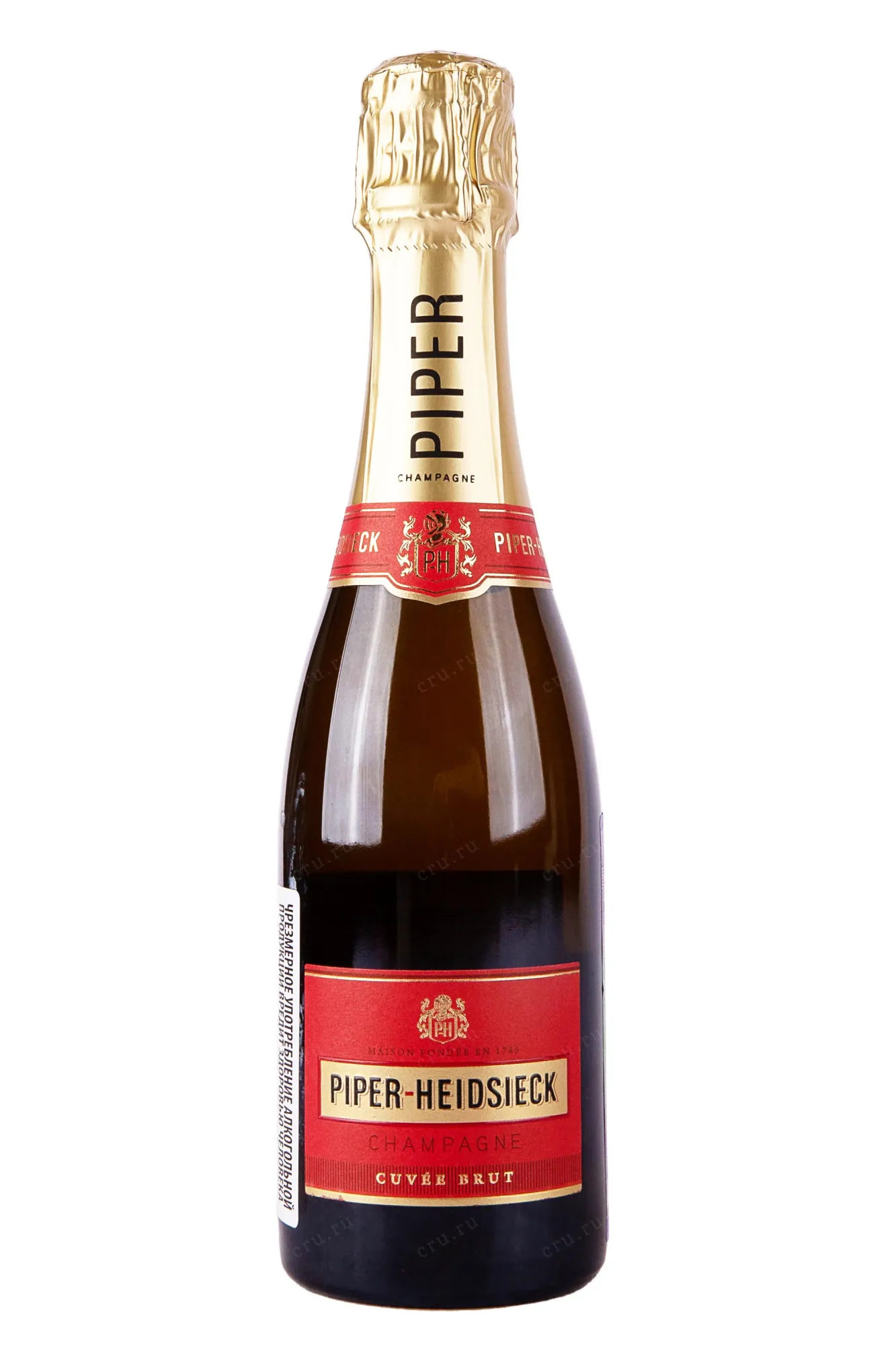 Фото — Шампанское Piper Heidsieck Cuvee Brut 2018 0.375 л