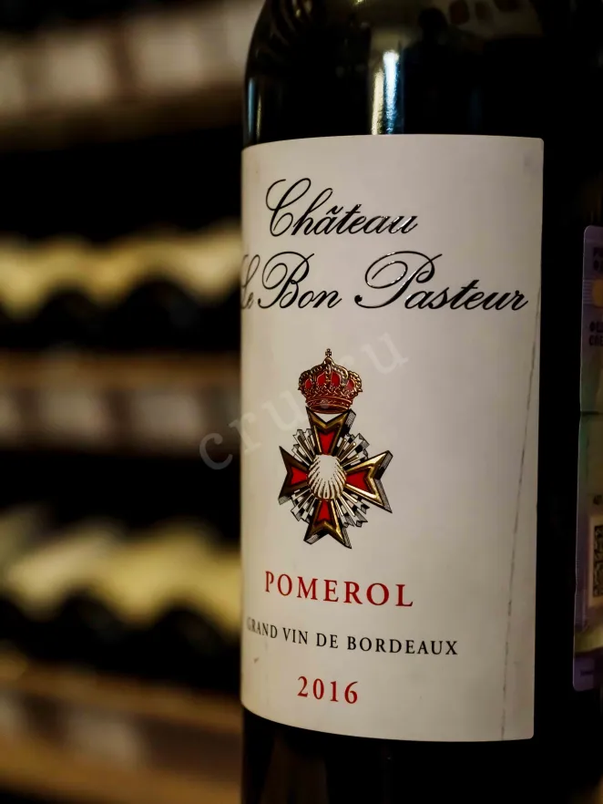 В магазине Крю Профи Chateau Le Bon Pasteur Pomerol 2016 0.75 л