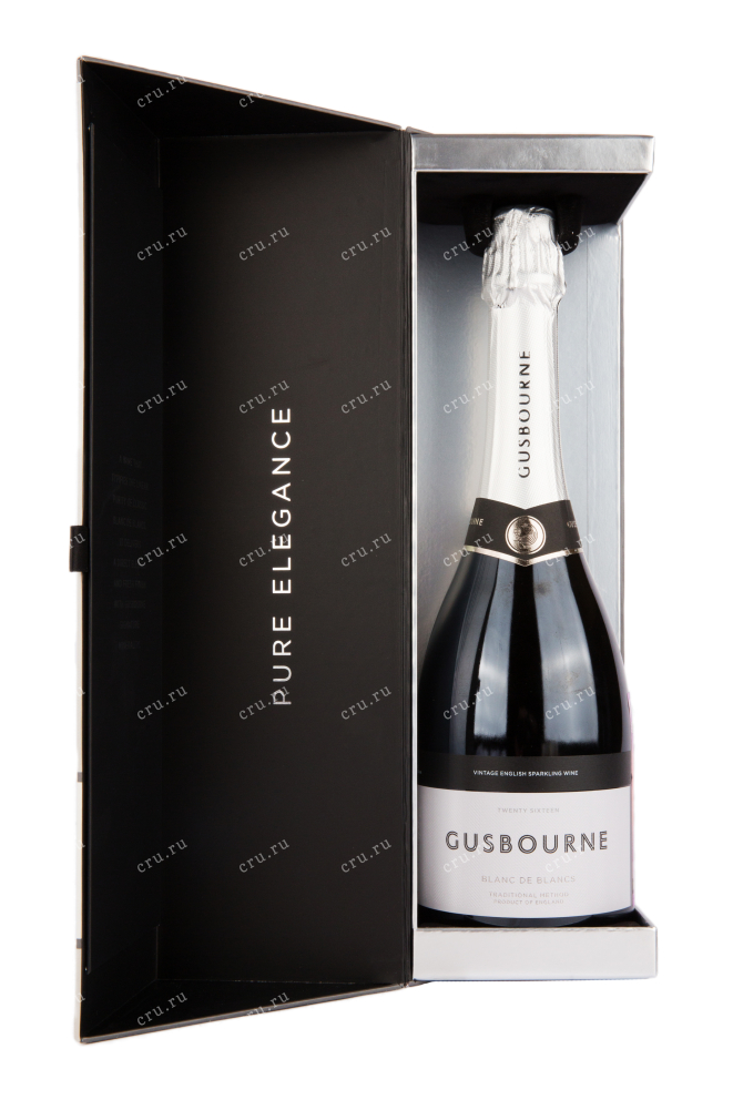 Подарочная коробка вина Gusbourne Blanc de Blancs gift box 0.75 л
