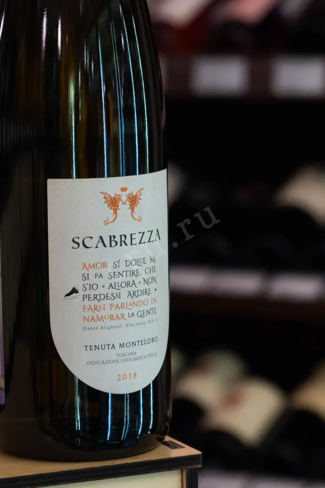 В магазине Крю Профи Tenuta Monteloro Scabrezza Toscana 2018 0.75 л