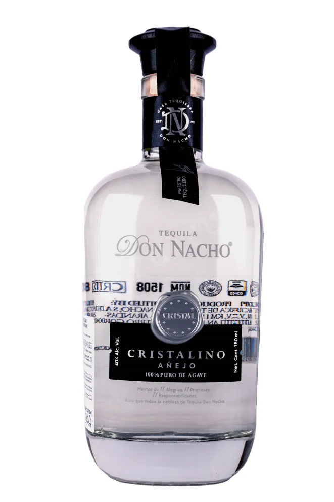 Текила Don Nacho Cristal Anejo Cristalino in gift box  0.75 л