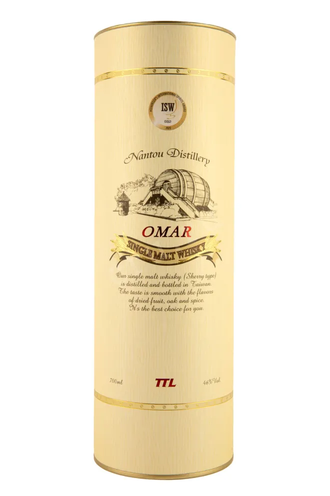 Туба Omar Single Malt Cherry Type  0.7 л