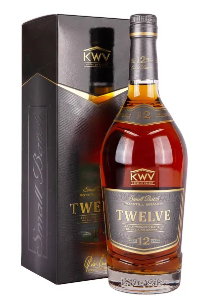Бренди KWV 12 years in gift box  0.75 л