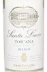 Этикетка Santa Lucia Toscana Bianco IGT 2024 0.75 л