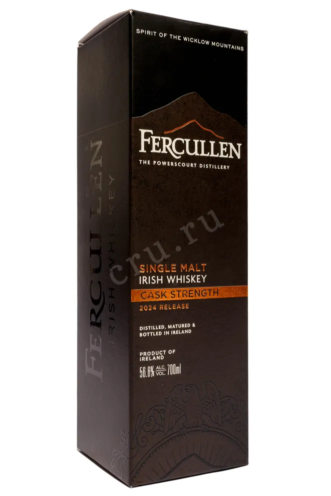 Подарочная коробка Fercullen Cask Strength in gift box 2024 0.7 л