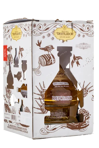 Текила El Destilador Reposado Premium Artesanal  0.75 л