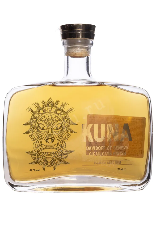 Бутылка Kuna Davidoff Of Geneva Cigar Cask Finish in gift box 0.7 л