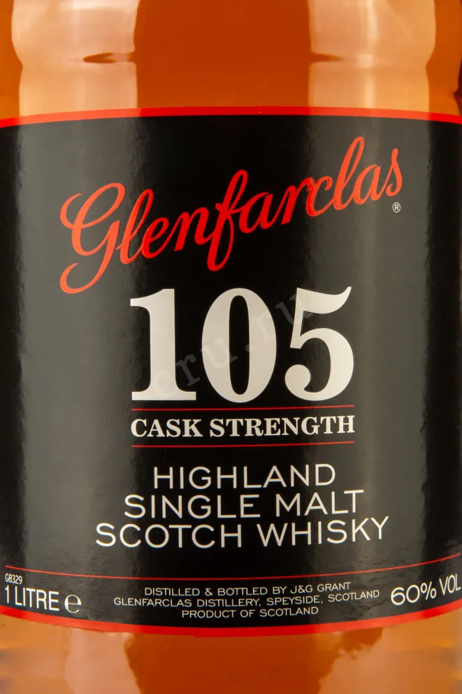 Этикетка Glenfarcas 105 10 years 0.7 л
