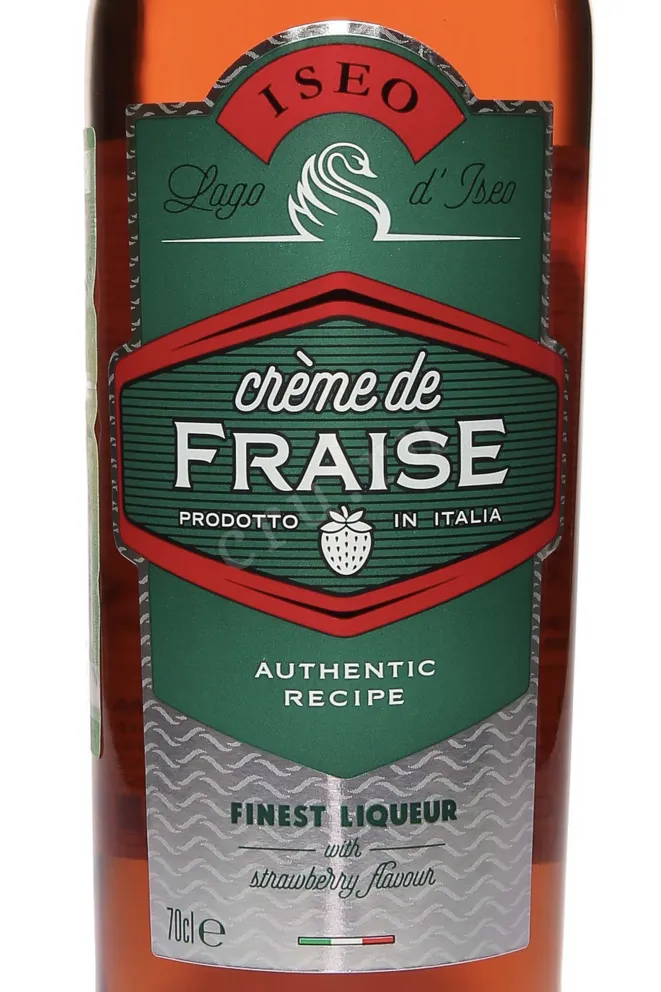 Этикетка Iseo Creme de Fraise 0.7 л