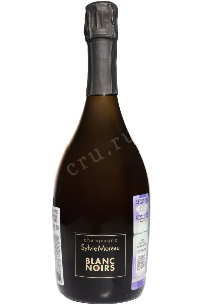 Шампанское Sylvie Moreau Blanc De Noirs 2019 0.75 л