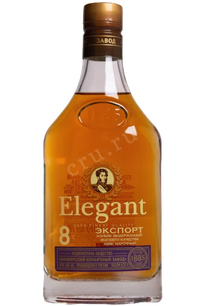 Коньяк Элегант 8 лет  0.25 л