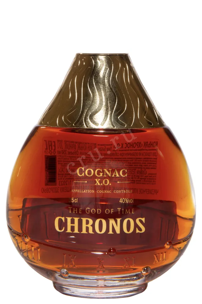 Бутылка Chronos XO gift set of 2 bottles in wooden box 0.35 л