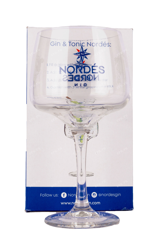 Набор с бокалами Nordes in giftset with 2 glasses 0.7 л