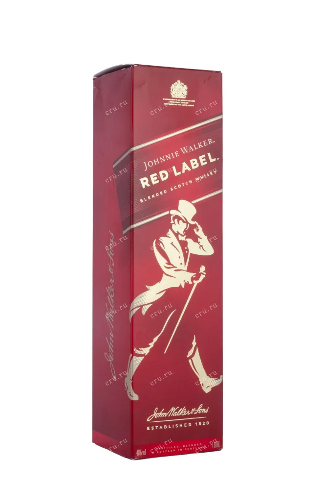 Подарочная коробка Johnnie Walker Red Label 1 л