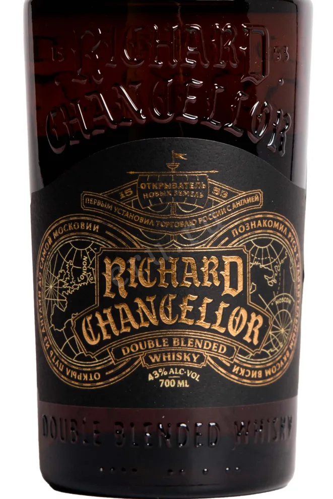 Этикетка Richard Chancellor in gift box with glass 0.5 л