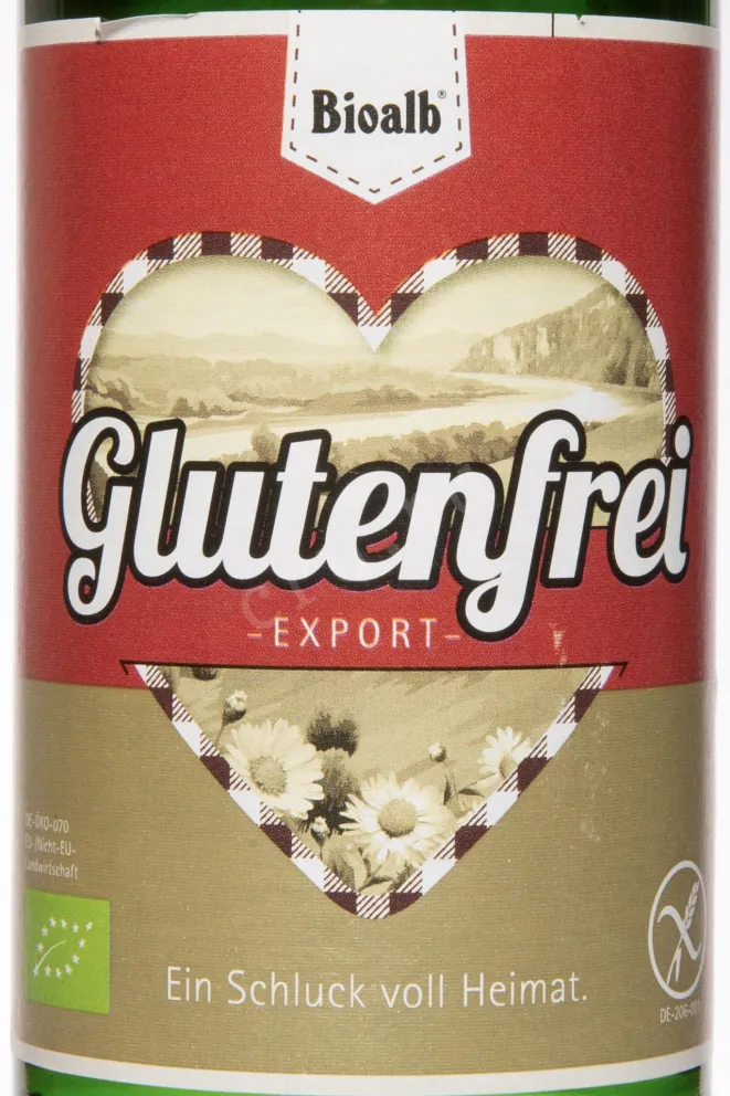 Этикетка Zoller-Hof Bioalb Export Glutenfrei 0.33 л
