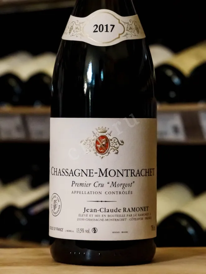 В магазине Крю Профи Domaine Ramonet Chassagne-Montrachet 1-er Cru AOC Morgeot 2017 0.75 л