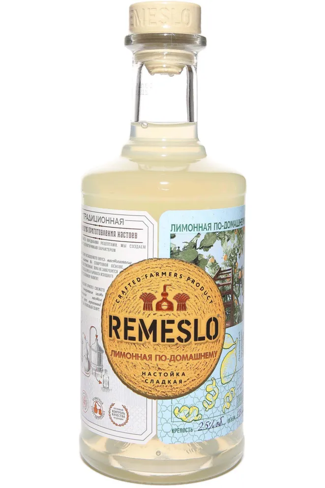 Настойка Ремесло Лимонная По-домашнему Сладкая  0.5 л