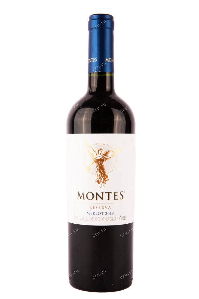 Вино Montes Reserva Merlot 2018 0.75 л