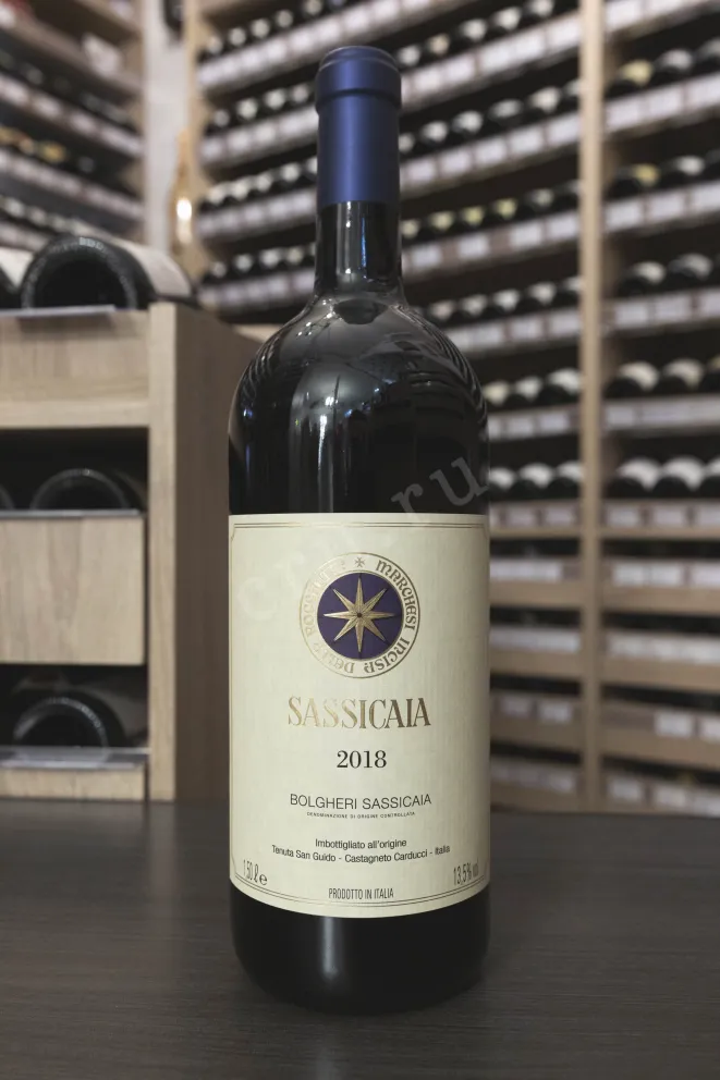 В магазине Крю Профи Sassicaia 2018 1.5 л