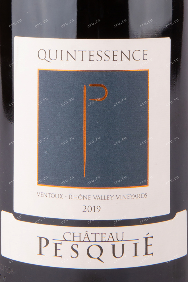 Этикетка вина Chateau Pesquie Quintessence 0.75 л