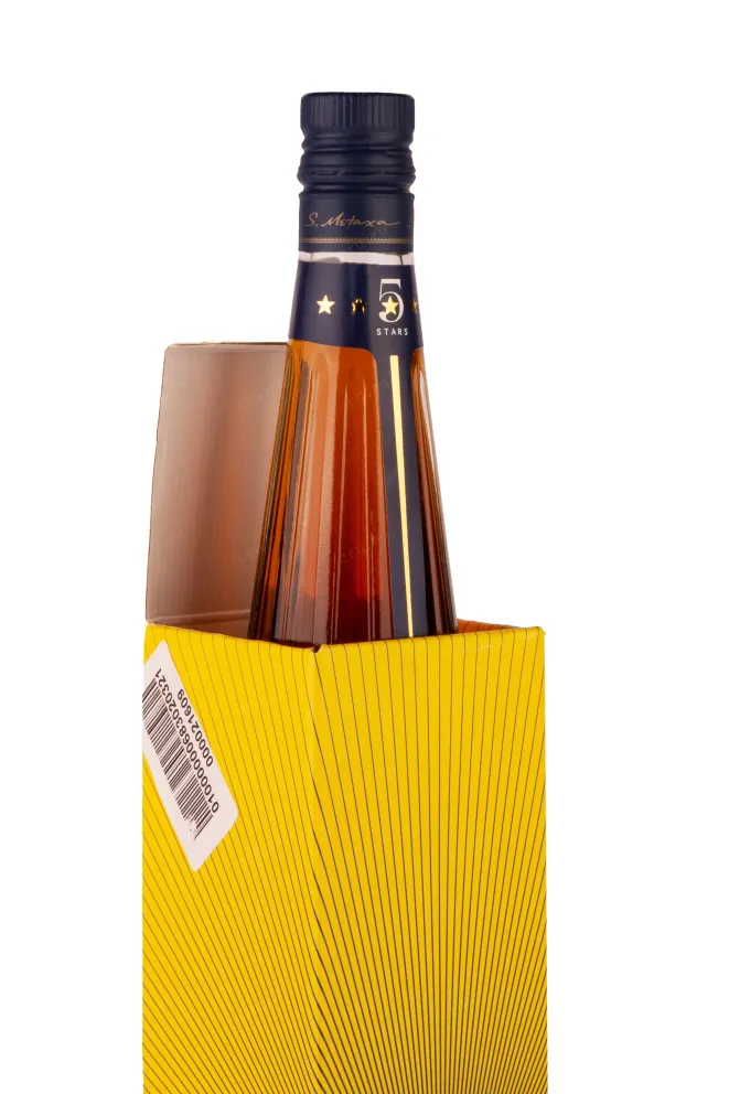 В подарочной коробке Metaxa 5 stars in giftbox 0.7 л