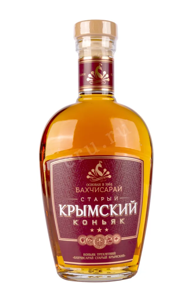 Коньяк Бахчисарай Старый Крымский 3 летний   0.5 л