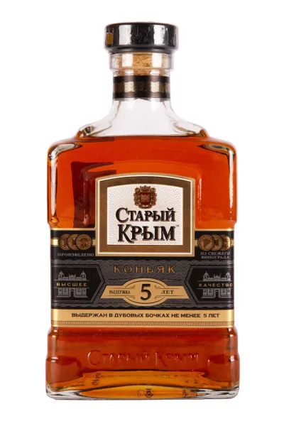 Коньяк Старый Крым 5 лет  0.5 л