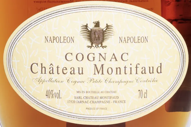 Этикетка Chateau de Montifaud Napoleon gift box 0.7 л