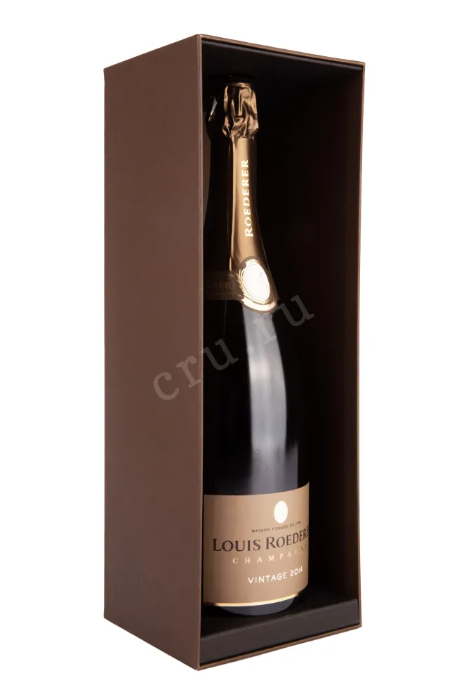 В подарочной коробке Louis Roederer Brut Vintage gift box 2014 1,5 л