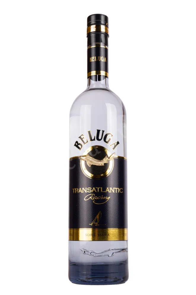 Этикетка Beluga Transatlantic Racing gift box with glasses 0.7 л