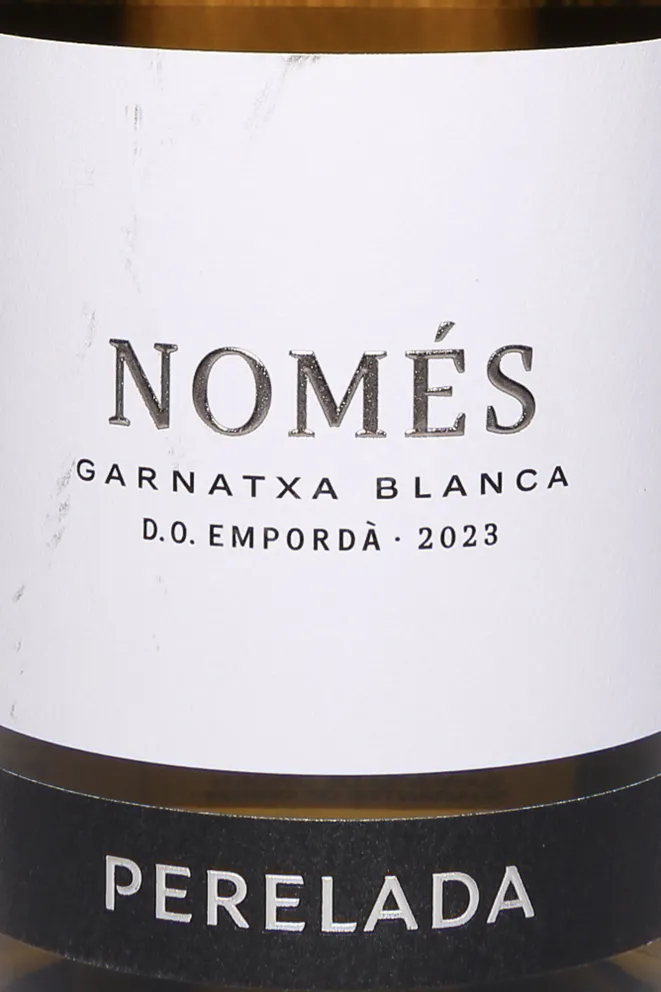 Этикетка Castillo Perelada Nomes Garnatxa Blanca Emporda DO 2023 0.75 л