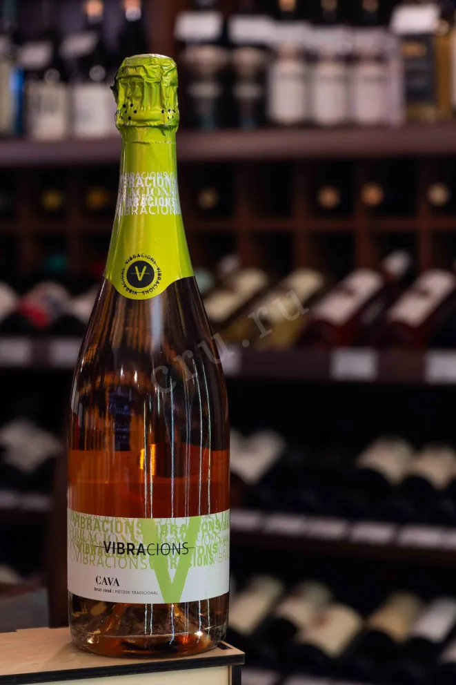 В магазине Крю Профи Vibracions Cava Brut Rose DO 2023 0.75 л