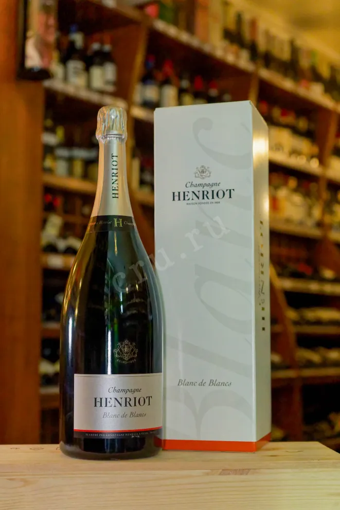 В магазине Крю Профи Henriot Brut Blanc de Blancs gift box 1.5 л