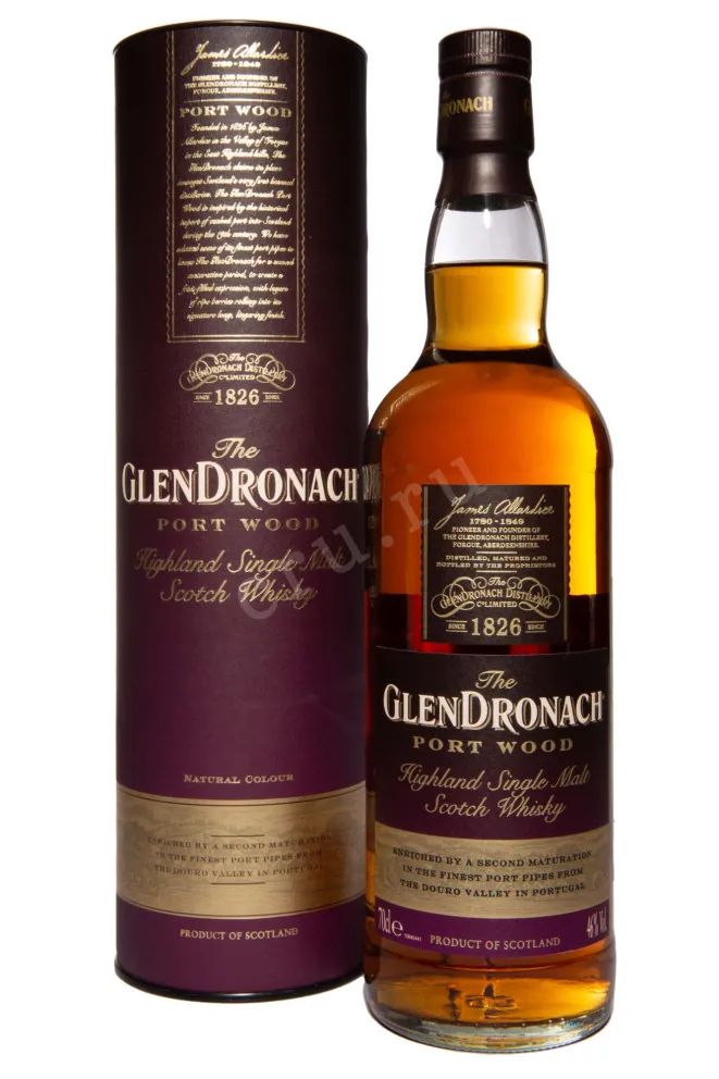 Виски Glendronach Port Wood in tube  0.7 л
