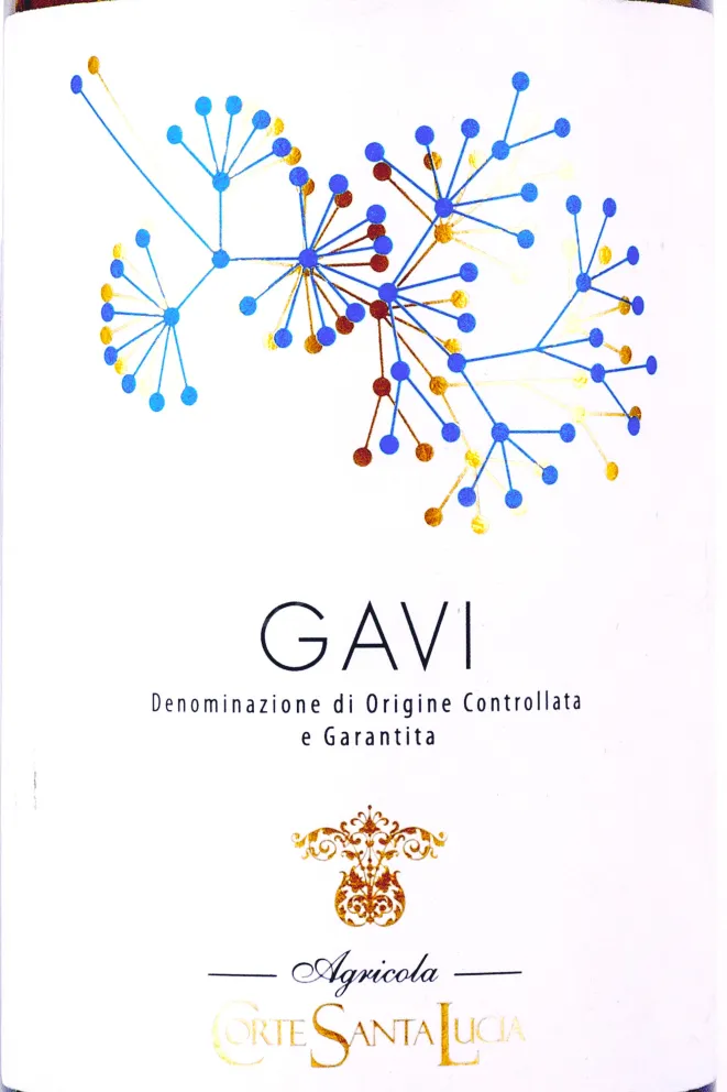 Этикетка Gavi  Corte Santa Lucia 2021 0.75 л