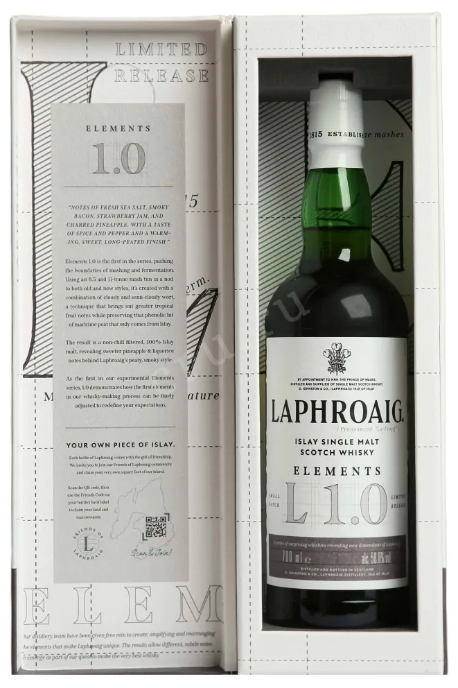 В подарочной коробке Laphroaig Elements in gift box 0.7 л