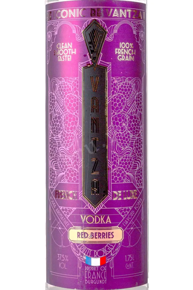 Этикетка Vantza Red Berries 1.75 л