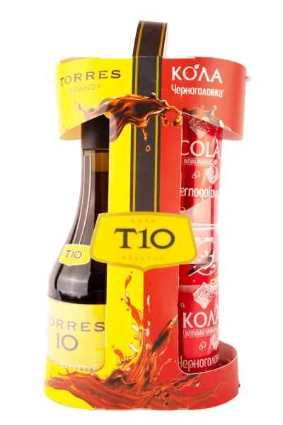 Бренди Torres 10 Gran Reserva in gift box  0.7 л