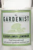 Этикетка The Gardenist Elderflower Lemonade 0.2 л