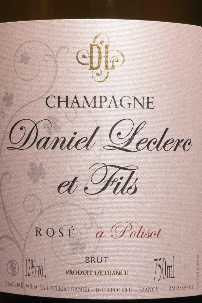 Этикетка Daniel Leclerc et Fils Rose 2019 0.75 л