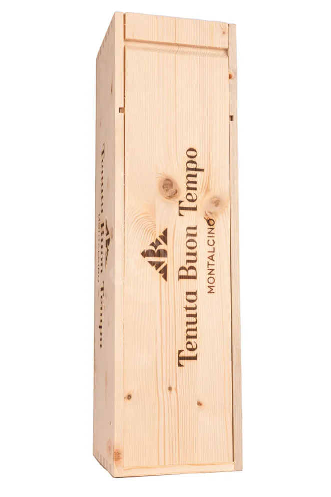 Деревянная коробка Tenuta Buon Tempo Brunello di Montalcino p.56 wooden box 2018 1.5 л
