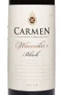 Этикетка Carmen Winemaker's Black 2021 0.75 л