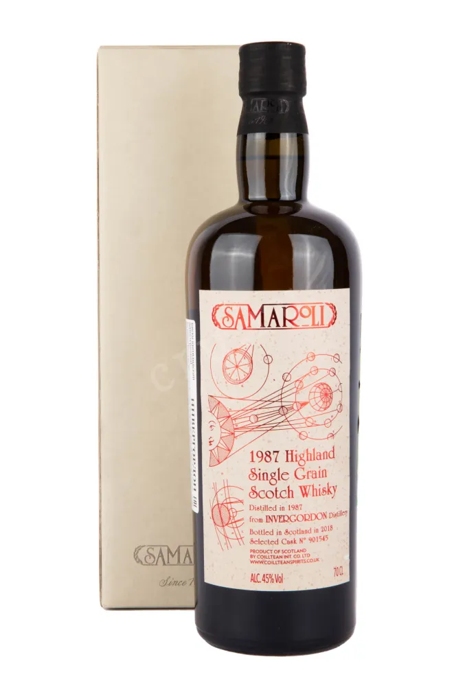 Виски Samaroli Invergordon 1987 0.7 л