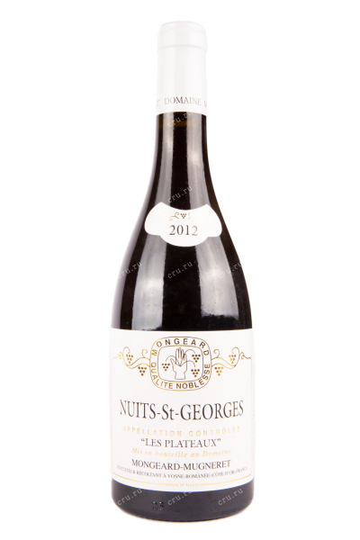 Вино Domaine Mongeard-Mugneret Nuits-Saint-Georges Les Plateaux 2012 0.75 л