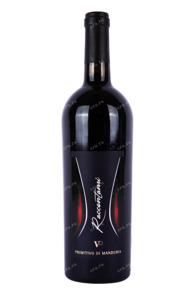 Вино Raccontami Primitivo di Manduria 2020 0.75 л