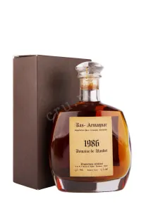 Арманьяк Domaine de Haubet gift box 1986 0.7 л