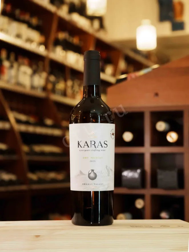 В магазине Крю Профи Karas White Dry Muscat 2023 0.75 л